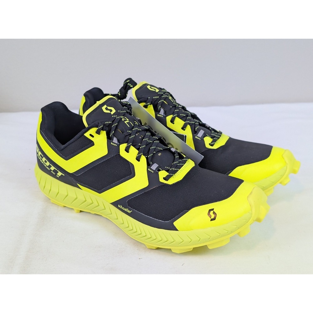 SCOTT Supertrac RC 2 Trail Running Shoes Women's 7 Black Yellow Lightweight